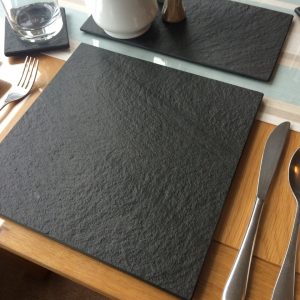 Lakeland Dark Blue Grey Slate Placemat