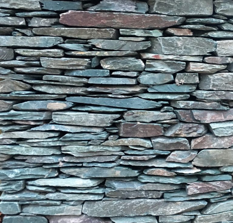 close up of slate wall