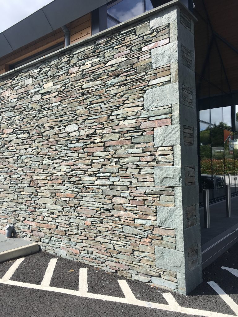 Slate wall